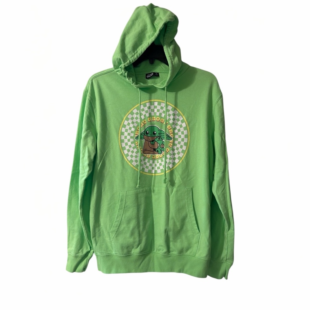 Cute Star Wars Grogu hoodie 💚
Green Baby Yoda graphic pullover